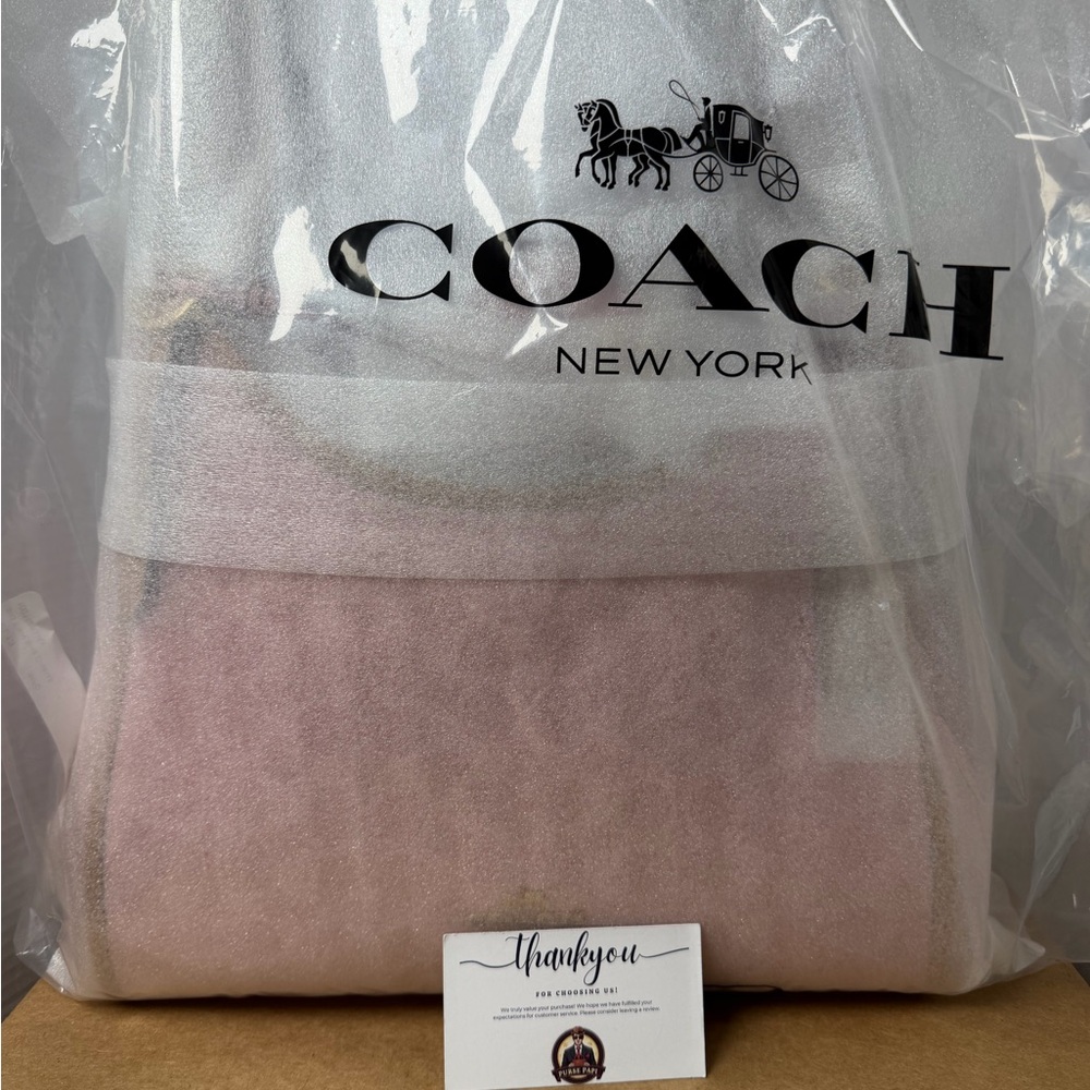 NWT 2026 Coach Powder Pink Erin Shoulder Bag w/Charms CEL13 SAMEDAY SHIP